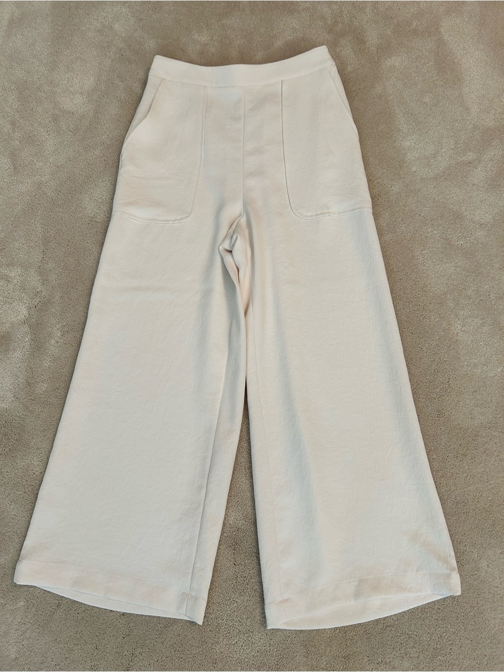 Wilfred Wide-Leg Pull-On Pants in Ivory
